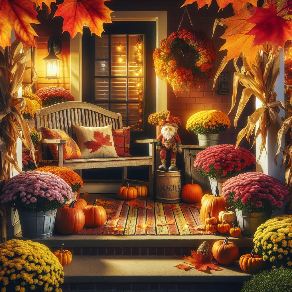 Crafting Your Own Autumnal Oasis: 5 Fall-Inspired Landscaping Ideas for Your Porch Pad