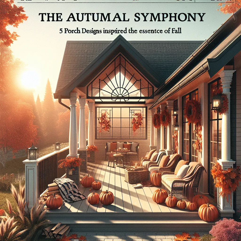 The Autumnal Symphony: 5 Porch Designs Inspired by the Essence of Fall