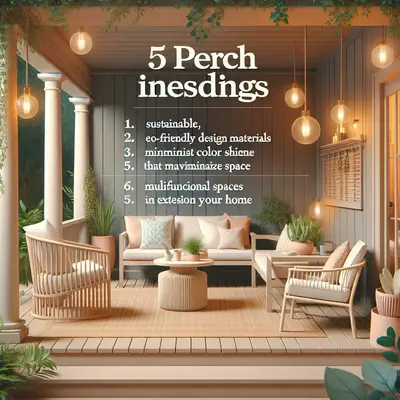 Revitalize Your Sanctuary: 5 Porch Design Trends Inspired by Current Headlines