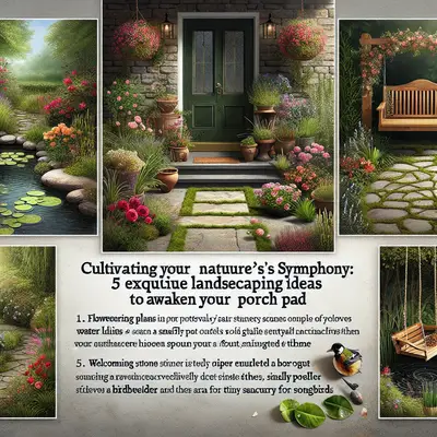 Cultivating Your Nature's Symphony: 5 Exquisite Landscaping Ideas to Awaken Your Porch Pad