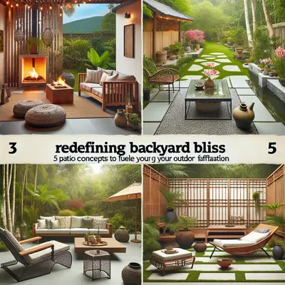 Redefining Backyard Bliss: 5 Patio Concepts to Fuel Your Outdoor Infatuation