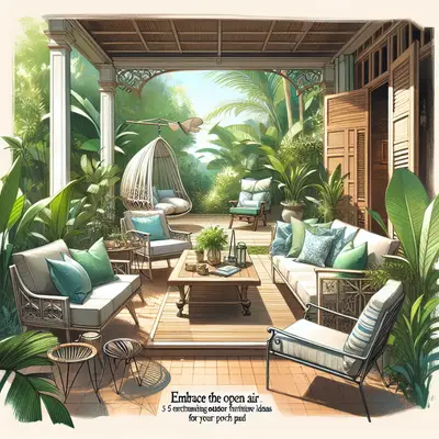 Embrace the Open Air: 5 Enchanting Outdoor Furniture Ideas for Your Porch Pad