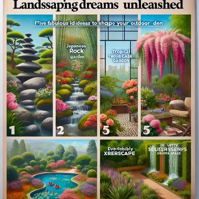 Landscaping Dreams Unleashed: Five Fabulous Ideas to Shape Your Outdoor Eden