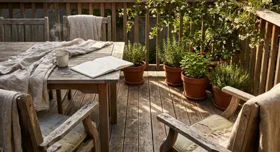 Weathered Wood & Morning Light: Outdoor Furniture That Feels Like Home